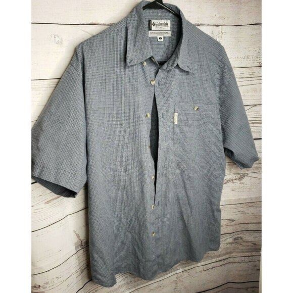 Columbia Authentic Issue Sportswear Short Sleeve Button-Down Shirt – Soft - Picture 1 of 11